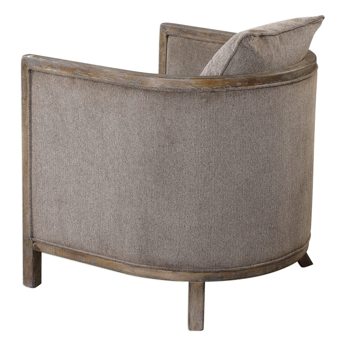 Viaggio Gray Chenille Accent Chair - Uttermost - Accent Chairs by Modest Hut