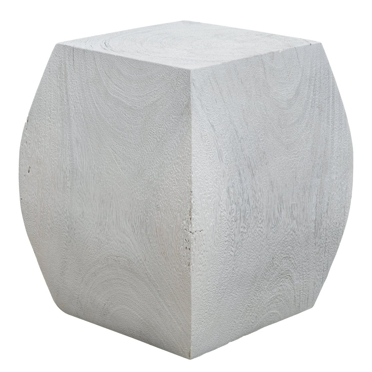 Grove Ivory Wooden Accent Stool - Uttermost - Accent Stools by Modest Hut