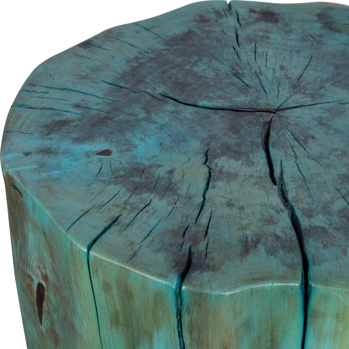 Habitat Blue Accent Stool - Uttermost - Accent Stools by Modest Hut