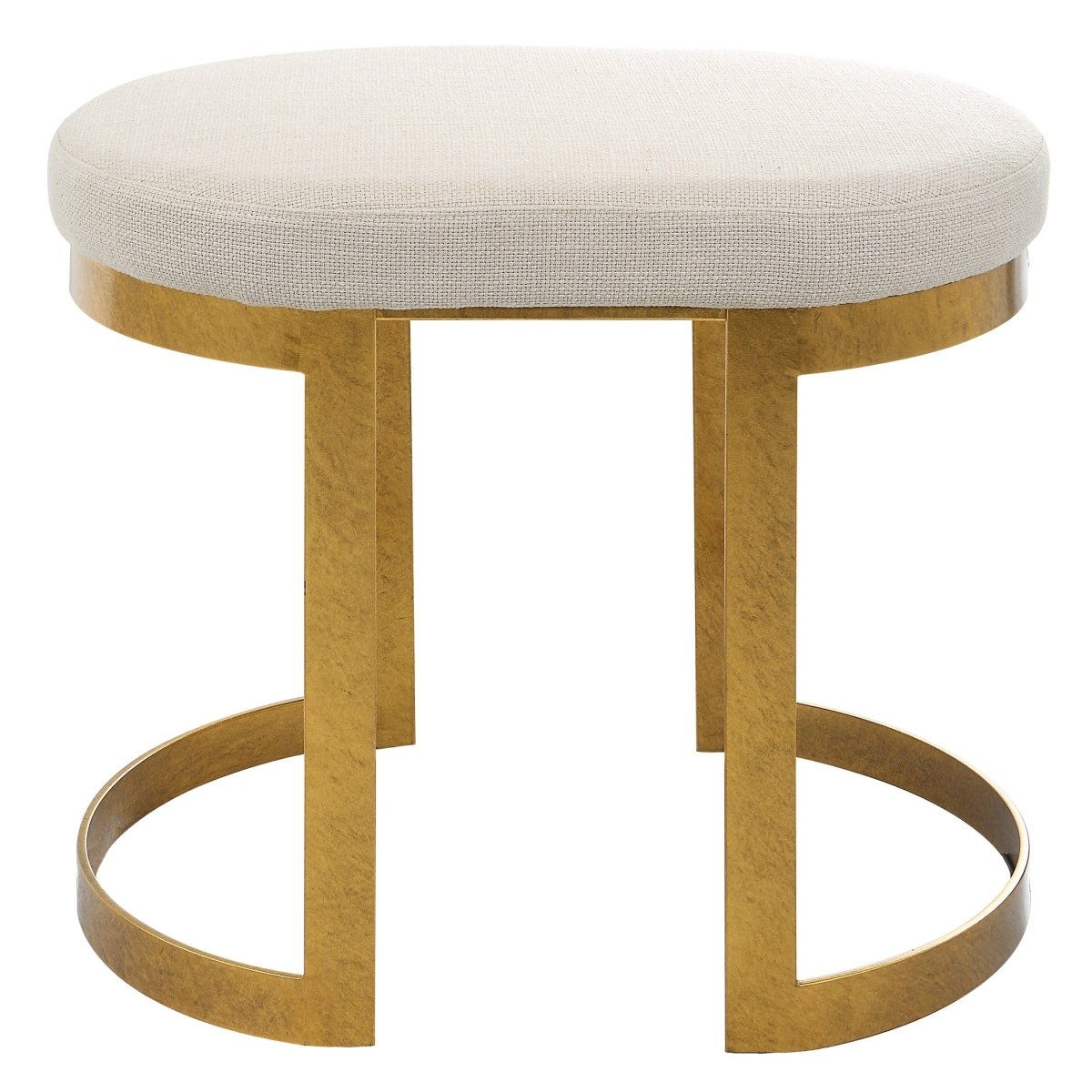 Infinity Gold Accent Stool - Uttermost - Accent Stools by Modest Hut