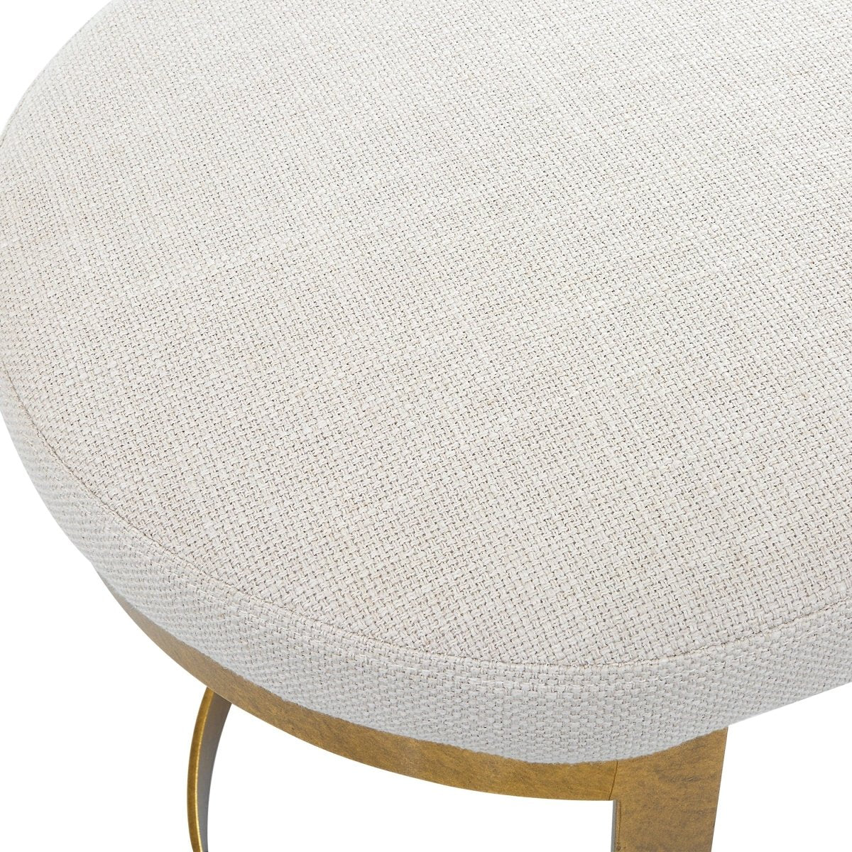 Infinity Gold Accent Stool - Uttermost - Accent Stools by Modest Hut