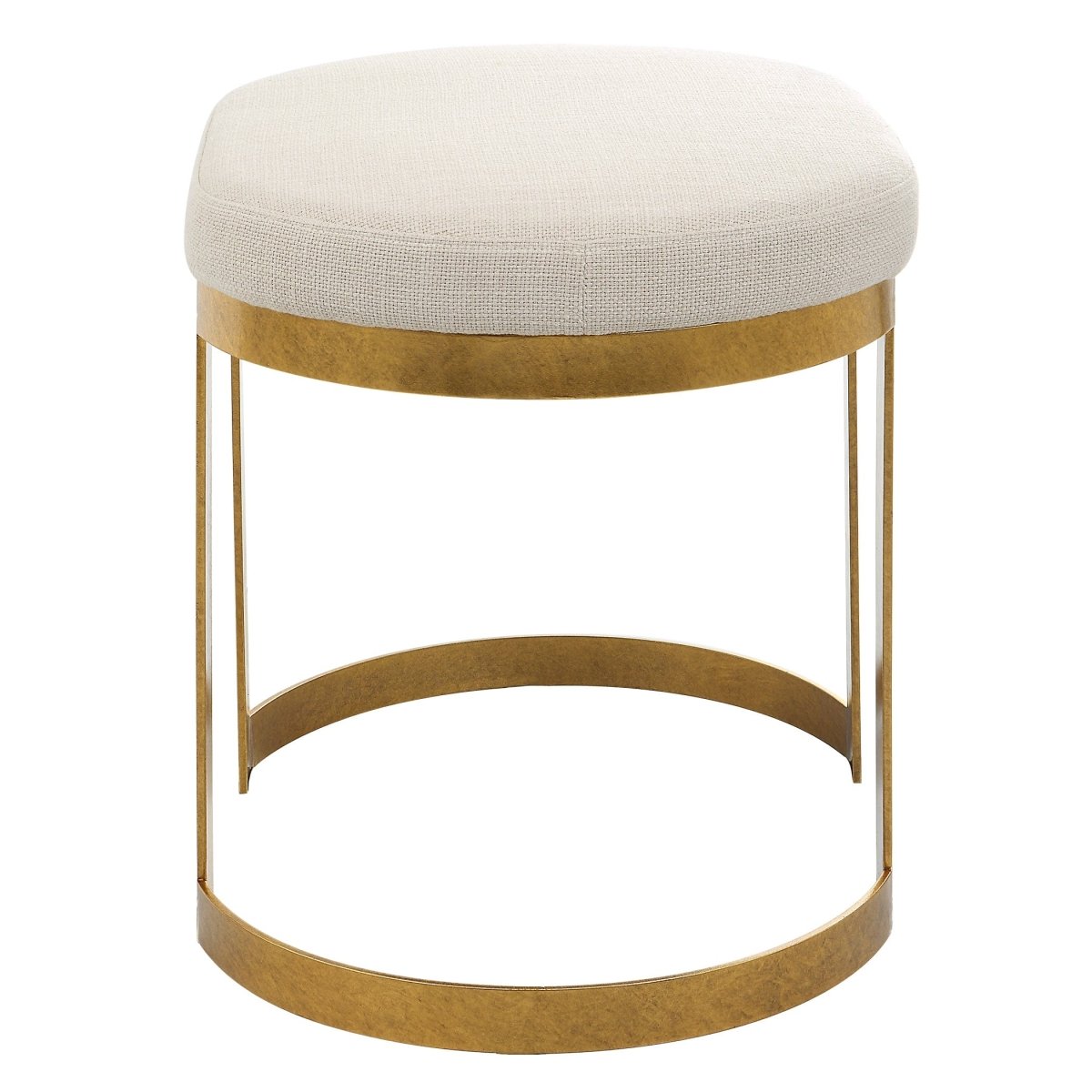 Infinity Gold Accent Stool - Uttermost - Accent Stools by Modest Hut