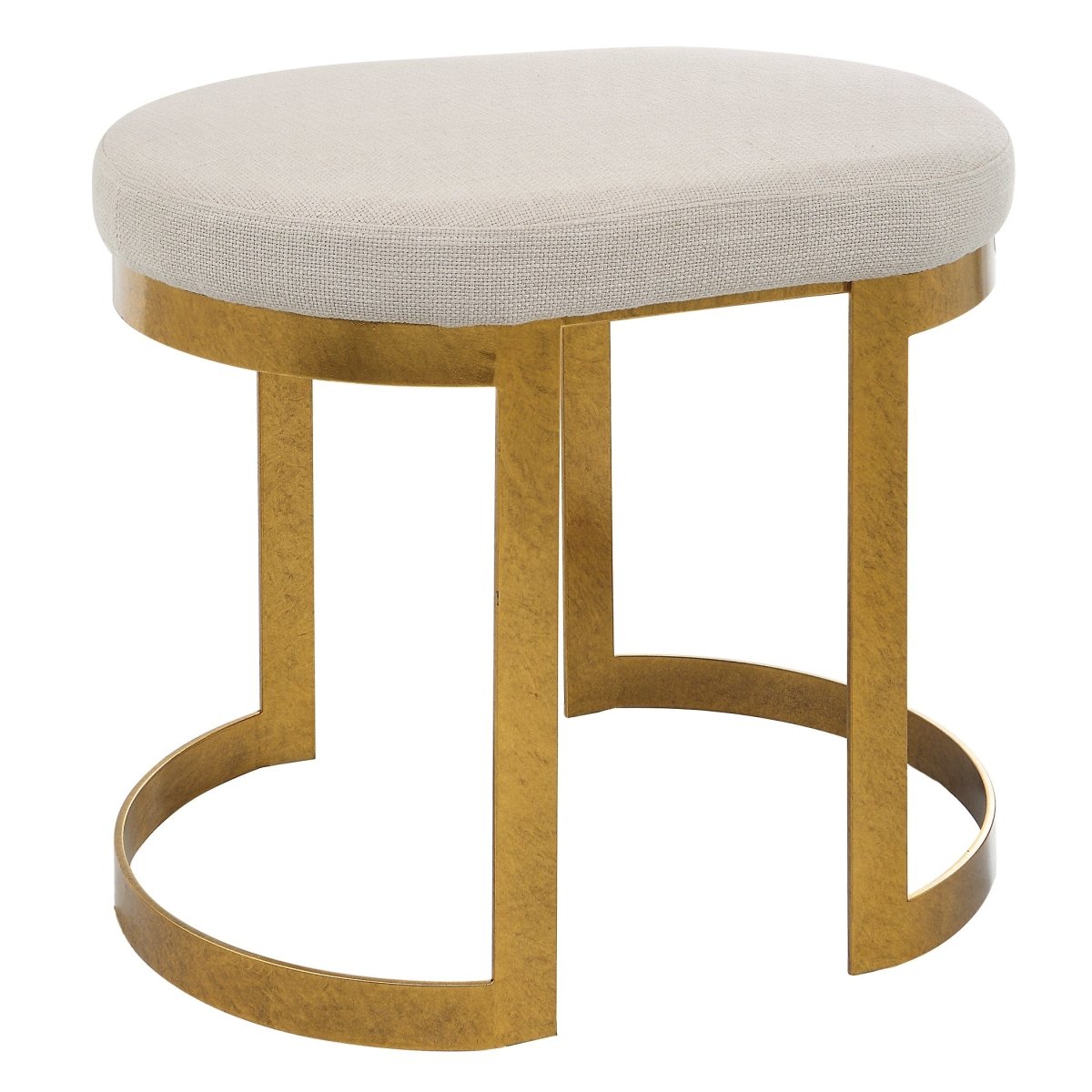 Infinity Gold Accent Stool - Uttermost - Accent Stools by Modest Hut