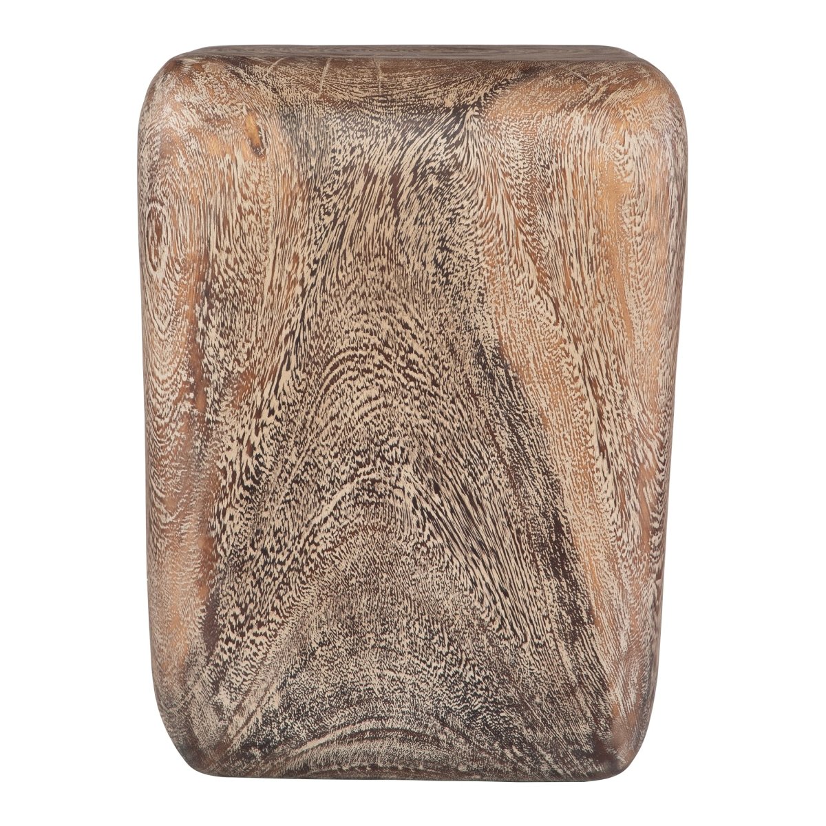 Loophole Bleached Wash Accent Stool - Uttermost - Accent Stools by Modest Hut