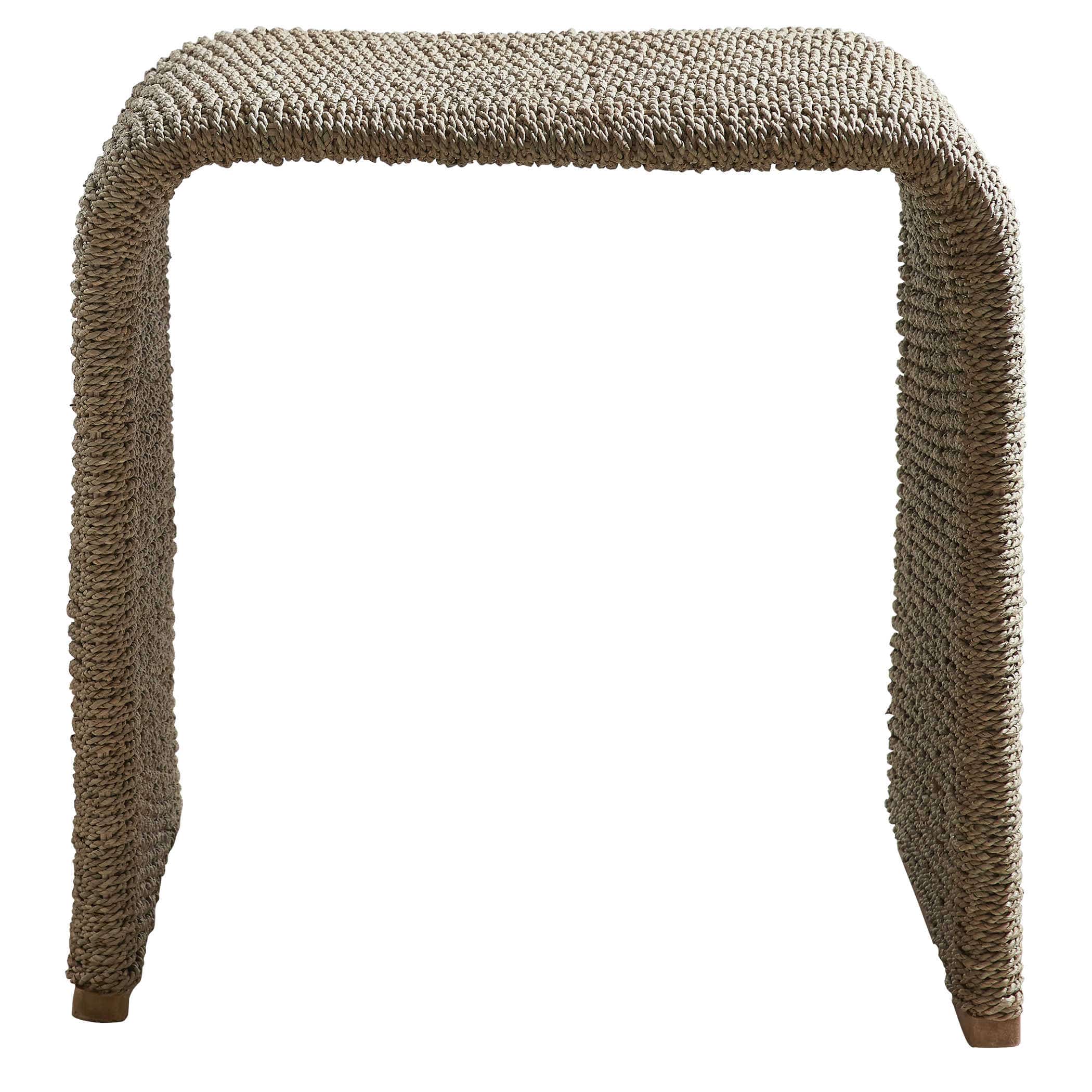 Calabria Woven Seagrass End Table Uttermost