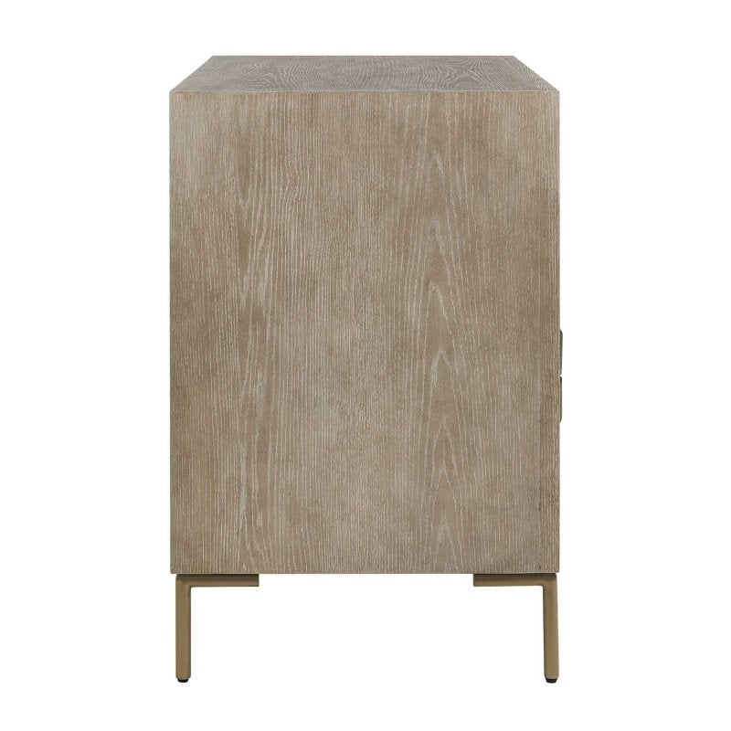 Alessia Modern Light Oak Side Table - Accent Tables