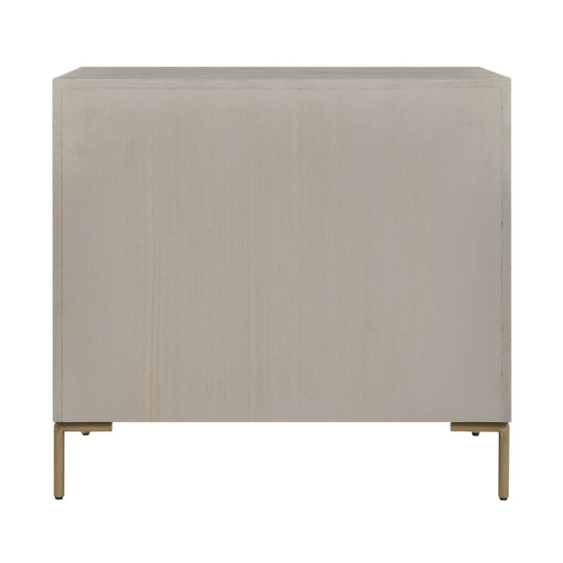 Alessia Modern Light Oak Side Table - Accent Tables