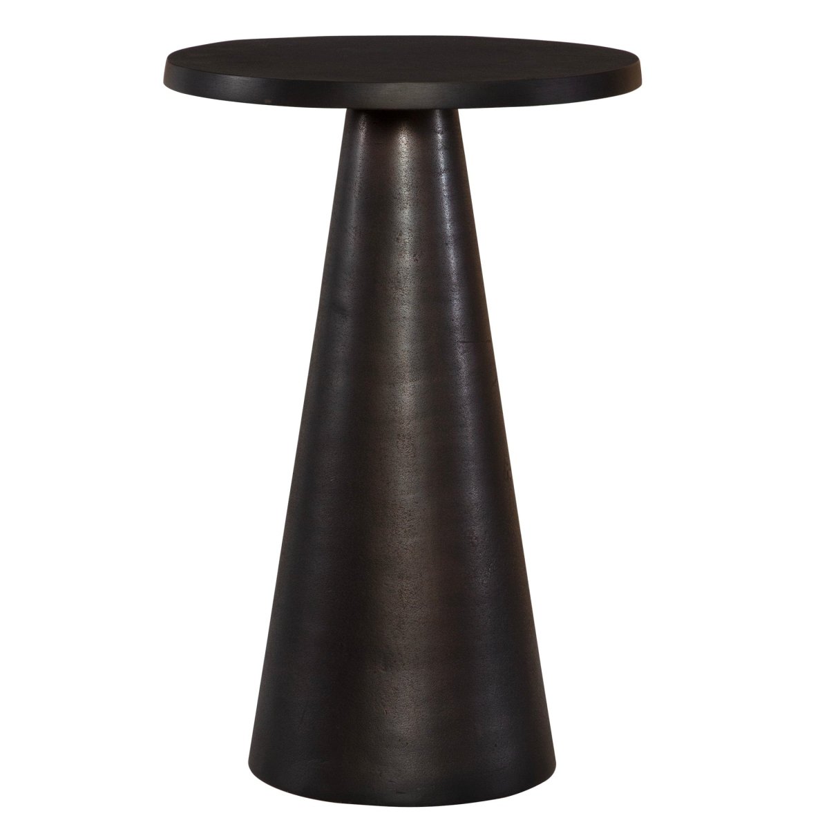 Aluminum Dark Bronze Pedestal Accent Table - Uttermost - Accent Tables by Modest Hut