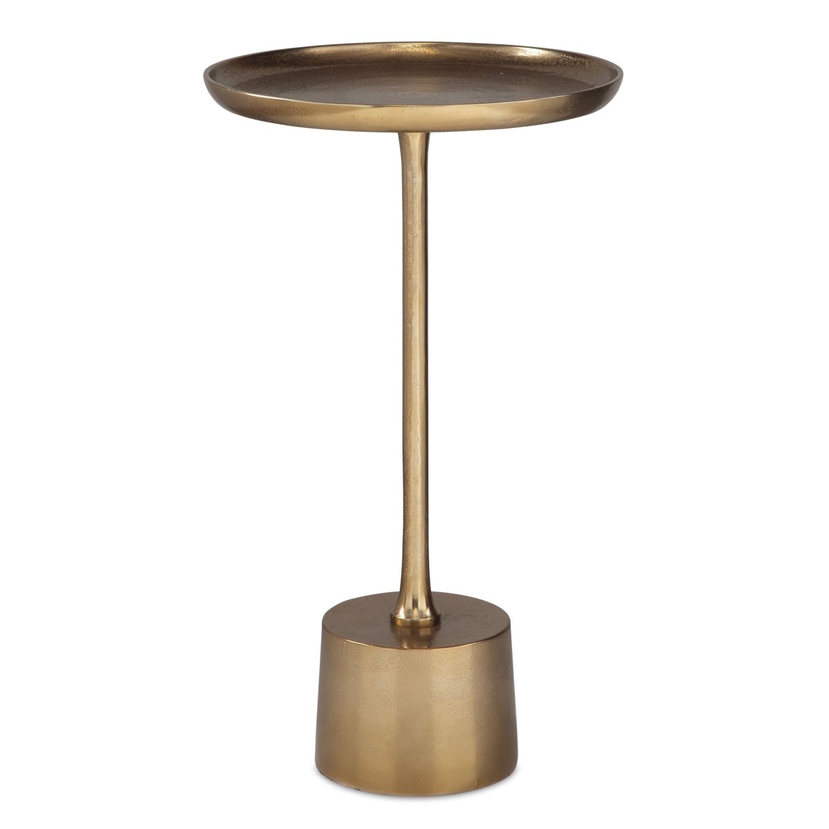 Antique Brass Round Accent Table - Uttermost - Accent Tables by Modest Hut