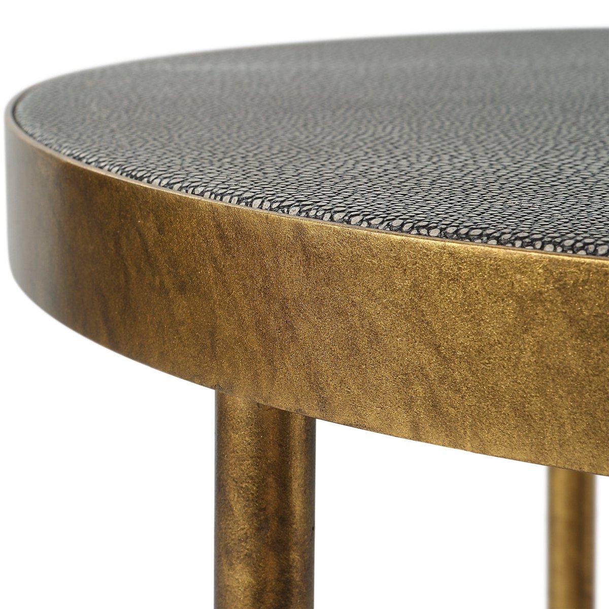 Aragon Brass Nesting Tables, S/2 - Uttermost - Accent Tables by Modest Hut