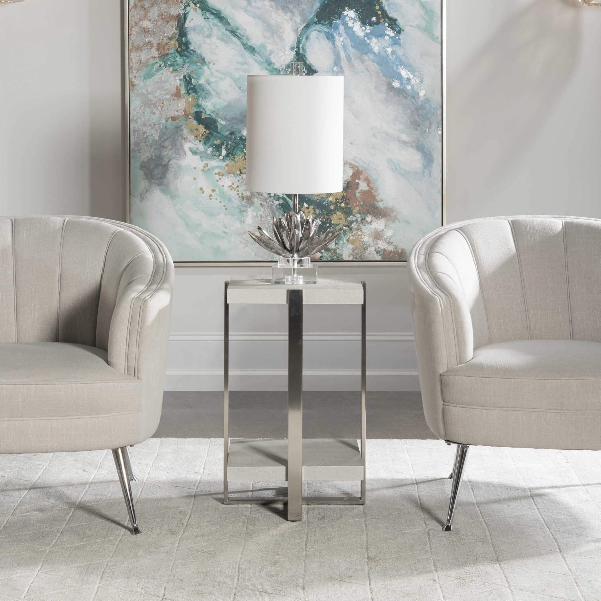 Arnaut Contemporary Accent Table - Uttermost - Accent Tables by Modest Hut