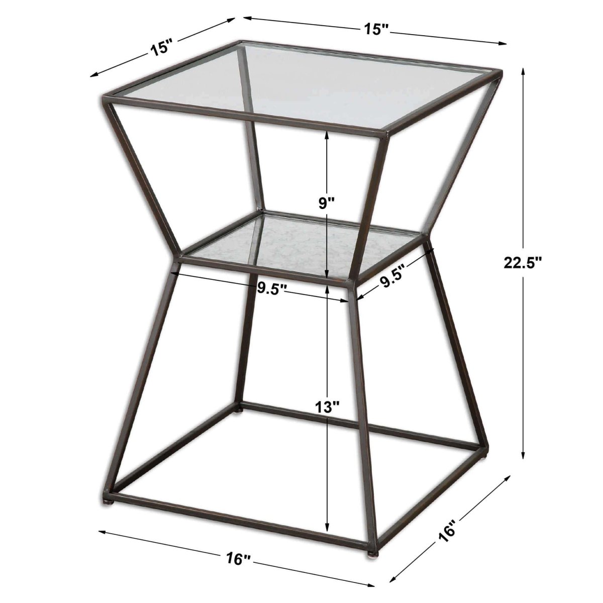 Auryon Accent Table - Uttermost - Accent Tables by Modest Hut