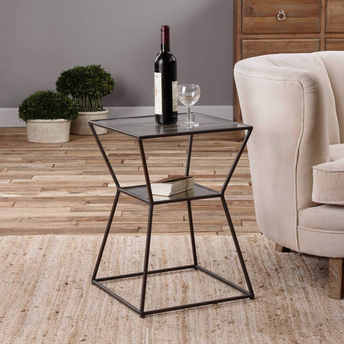 Auryon Accent Table - Uttermost - Accent Tables by Modest Hut