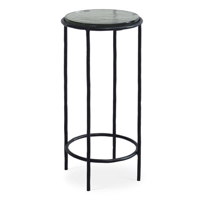 Black Table with Recycled Glass Top - Uttermost - Accent Tables by Modest Hut