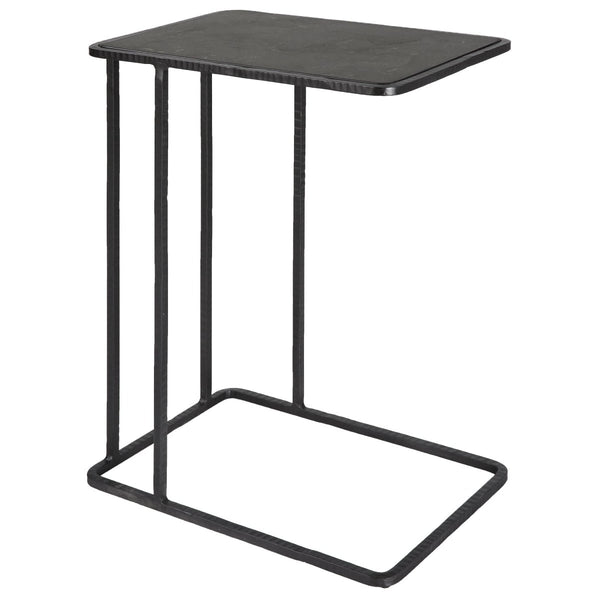 Cavern Stone & Iron Accent Table - Uttermost - Accent Tables by Modest Hut