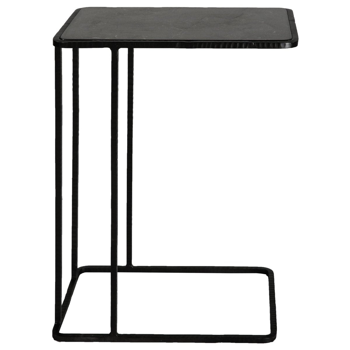 Cavern Stone & Iron Accent Table - Uttermost - Accent Tables by Modest Hut