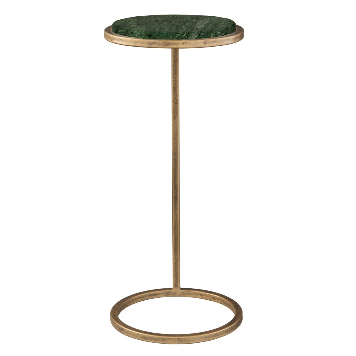 Dark Green Marble Accent Table - Uttermost - Accent Tables by Modest Hut