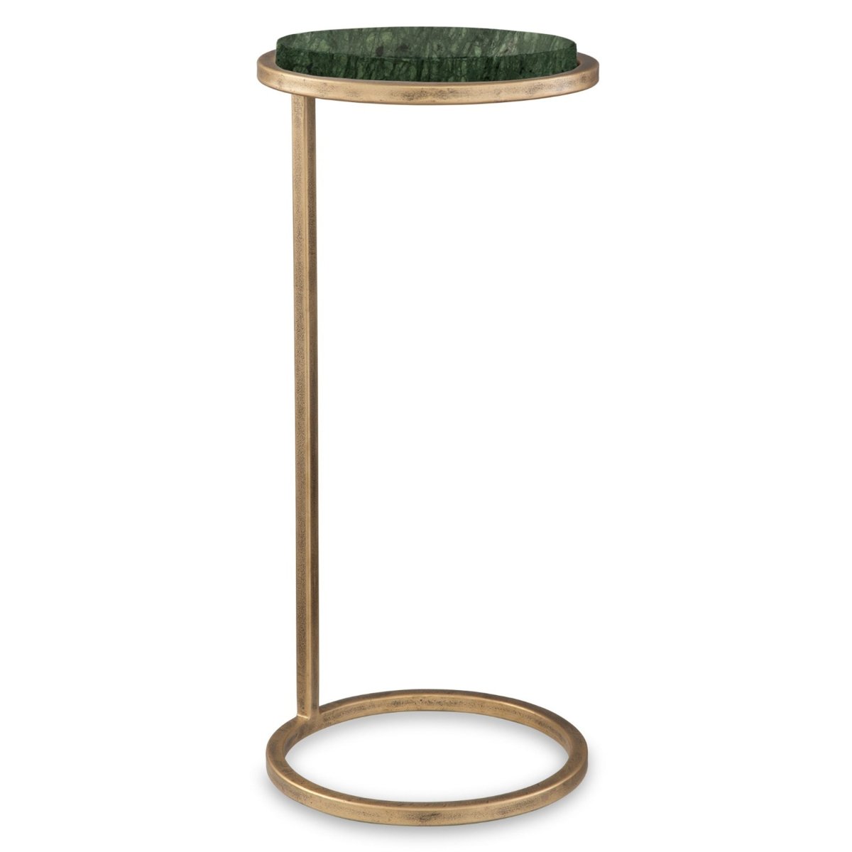 Dark Green Marble Accent Table - Uttermost - Accent Tables by Modest Hut