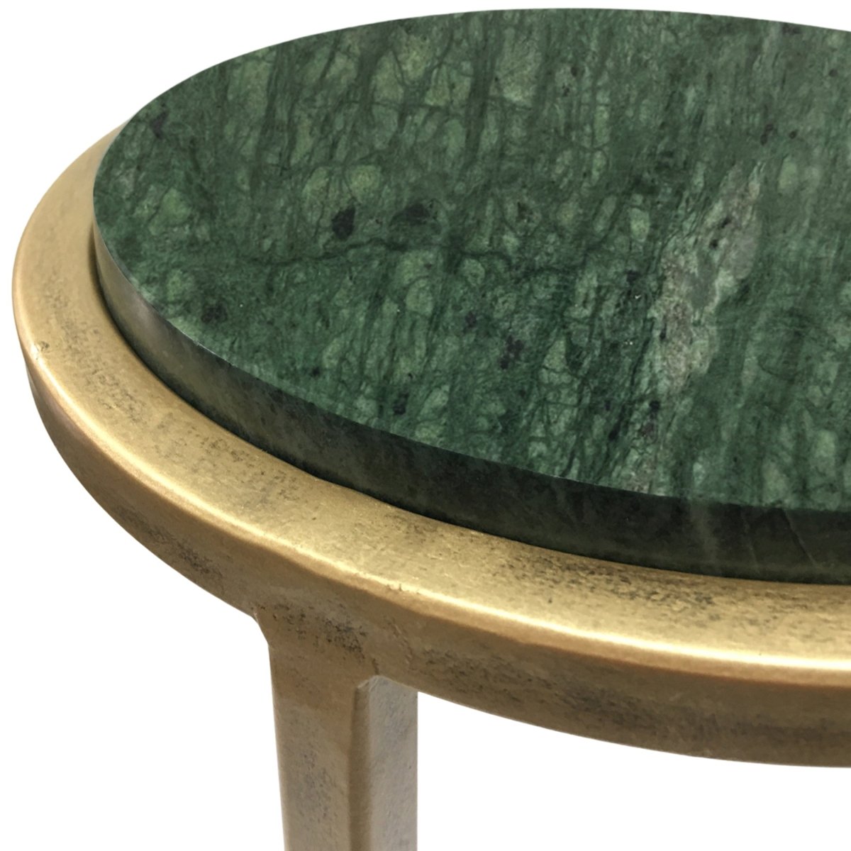 Dark Green Marble Accent Table - Uttermost - Accent Tables by Modest Hut