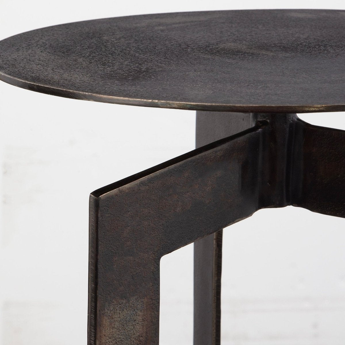 Deltoid Gunmetal Accent Table - Uttermost - Accent Tables by Modest Hut