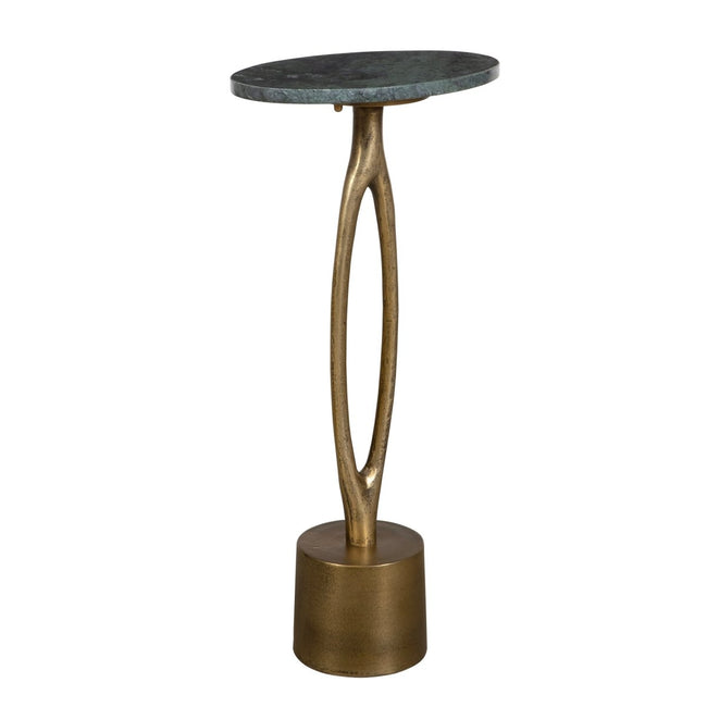 Emerald Green Marble Accent Table - Uttermost - Accent Tables by Modest Hut