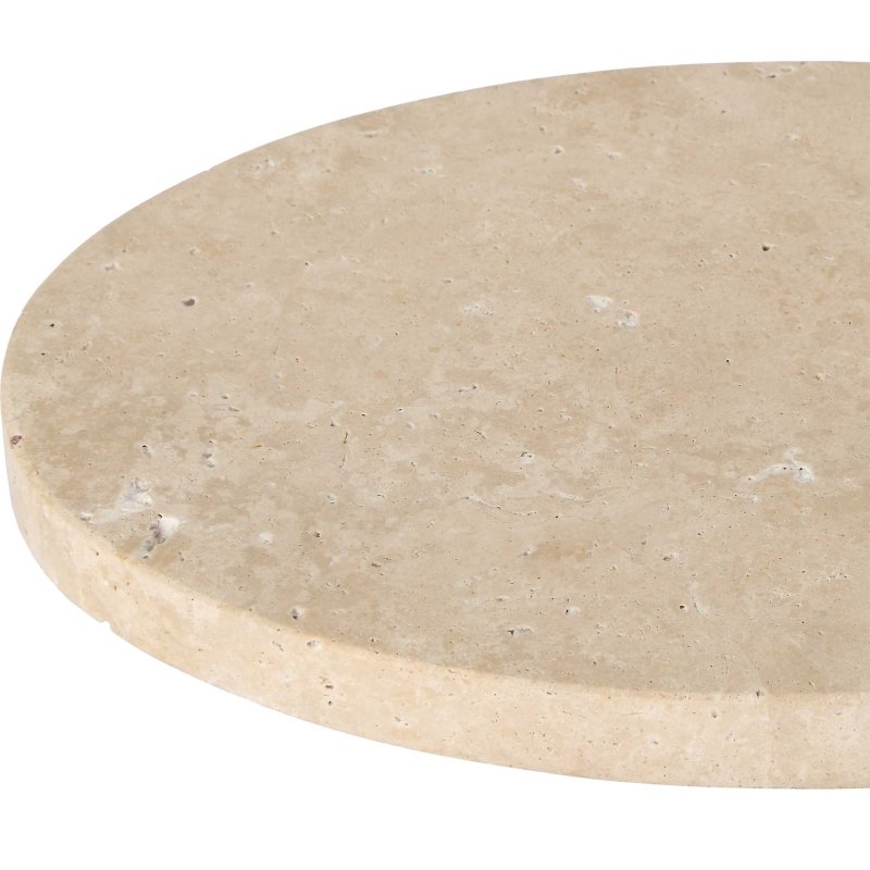 Feranno Travertine Accent Table - Accent Tables
