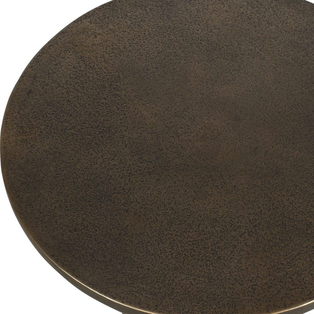 Joppa Outdoor Accent Table, Golden Dark Bronze - Uttermost - Accent Tables by Modest Hut