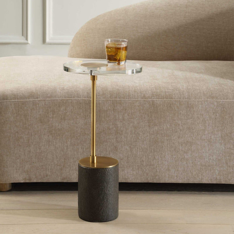 Kaufman Crystal Accent Table - Uttermost - Accent Tables by Modest Hut