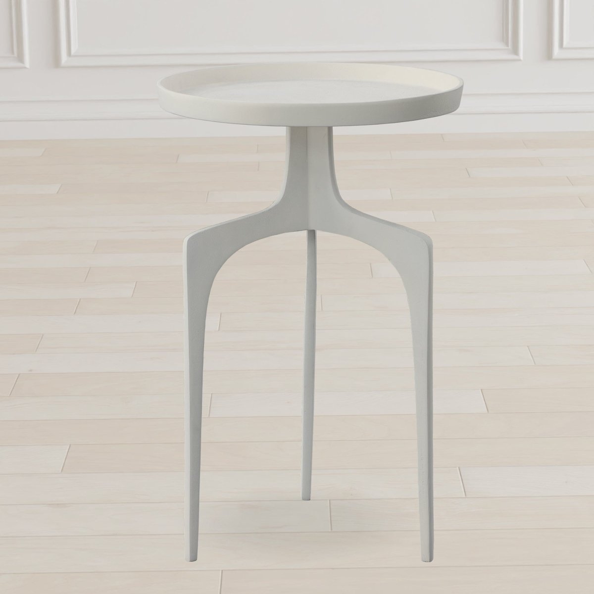 Kenna White Accent Table - Uttermost - Accent Tables by Modest Hut