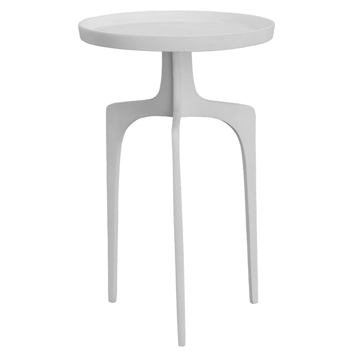 Kenna White Accent Table - Uttermost - Accent Tables by Modest Hut