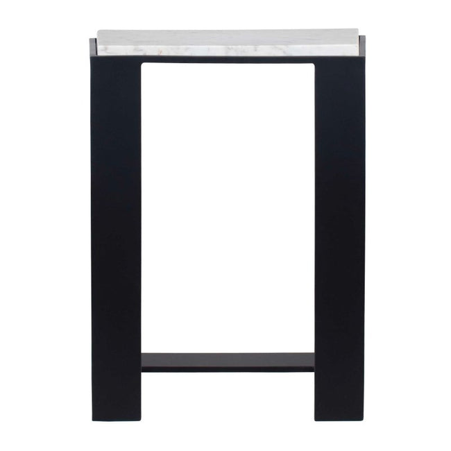 Kenora White Marble Accent Table - Accent Tables