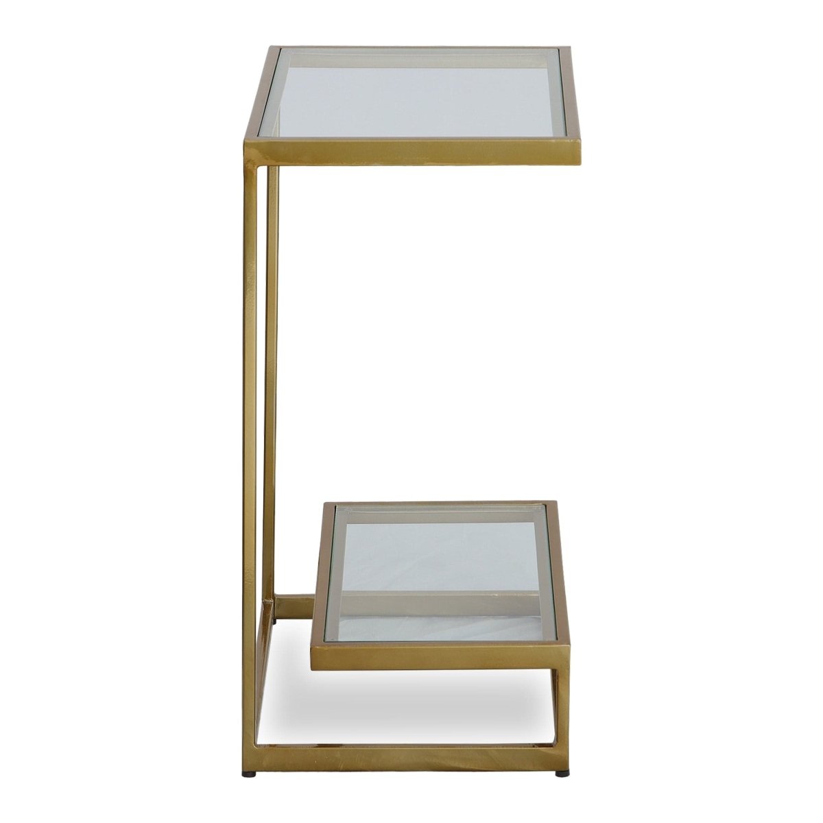 Musing Brushed Brass Accent Table - Uttermost - Accent Tables by Modest Hut