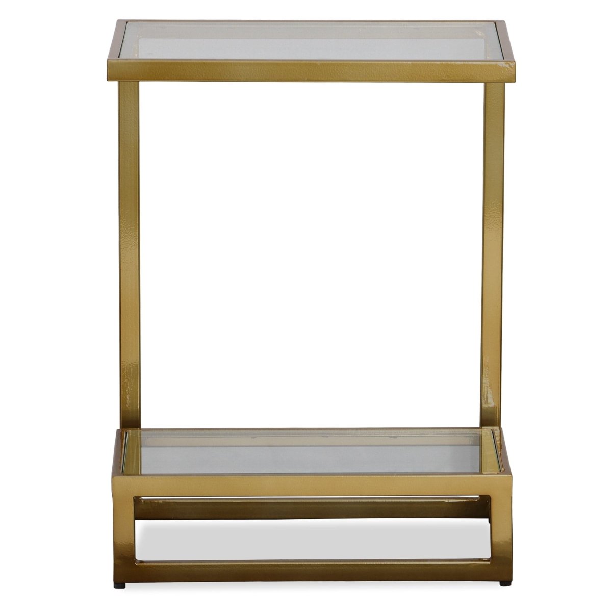 Musing Brushed Brass Accent Table - Uttermost - Accent Tables by Modest Hut