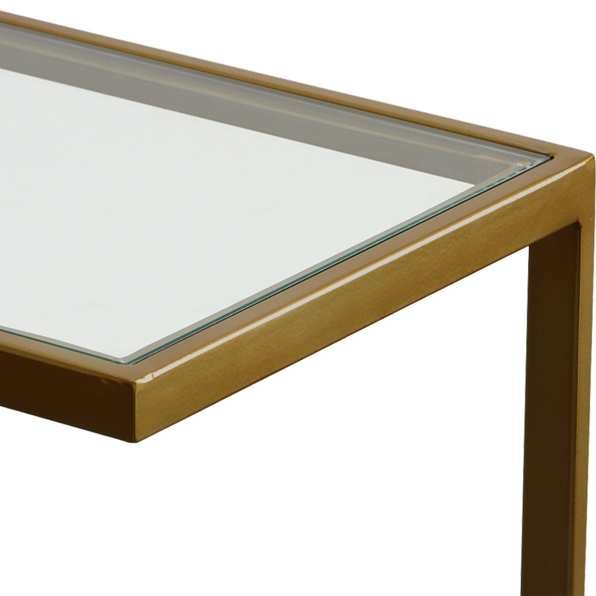 Musing Brushed Brass Accent Table - Uttermost - Accent Tables by Modest Hut