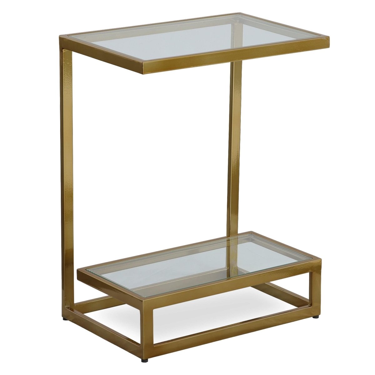 Musing Brushed Brass Accent Table - Uttermost - Accent Tables by Modest Hut