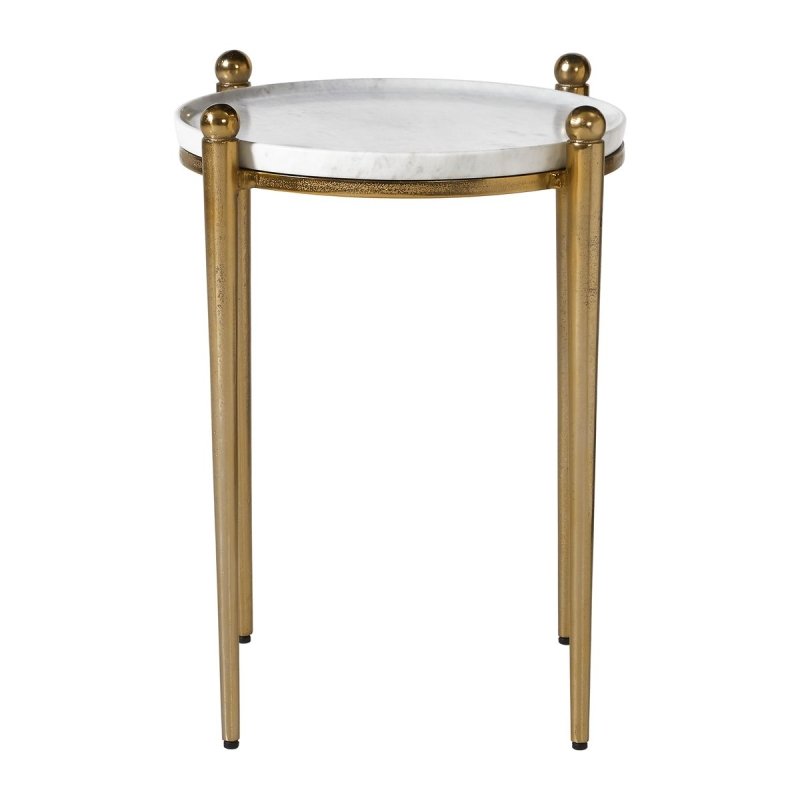 Nahunta Antique Brass Accent Table by Uttermost
