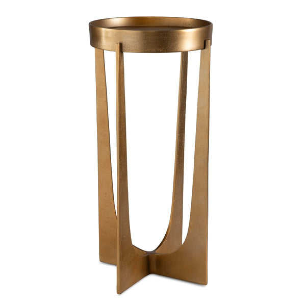 Old Brass Antique Cast Aluminum Table - Uttermost - Accent Tables by Modest Hut