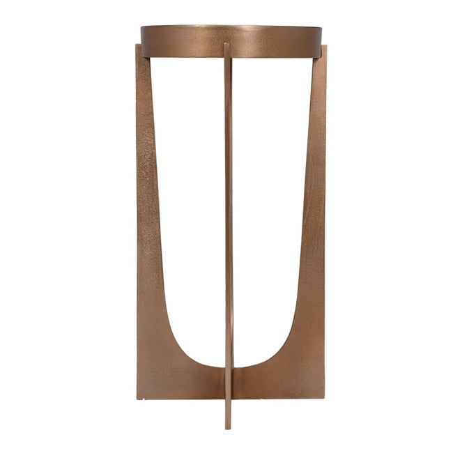 Old Brass Antique Cast Aluminum Table - Uttermost - Accent Tables by Modest Hut