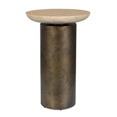 Oslo Outdoor Accent Table, Brass - Uttermost - Accent Tables by Modest Hut
