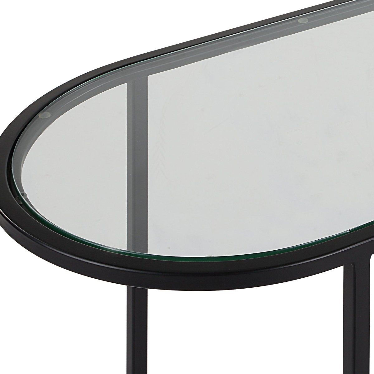 Oval Shaped Iron Nesting Tables - S/2 - Uttermost - Accent Tables by Modest Hut