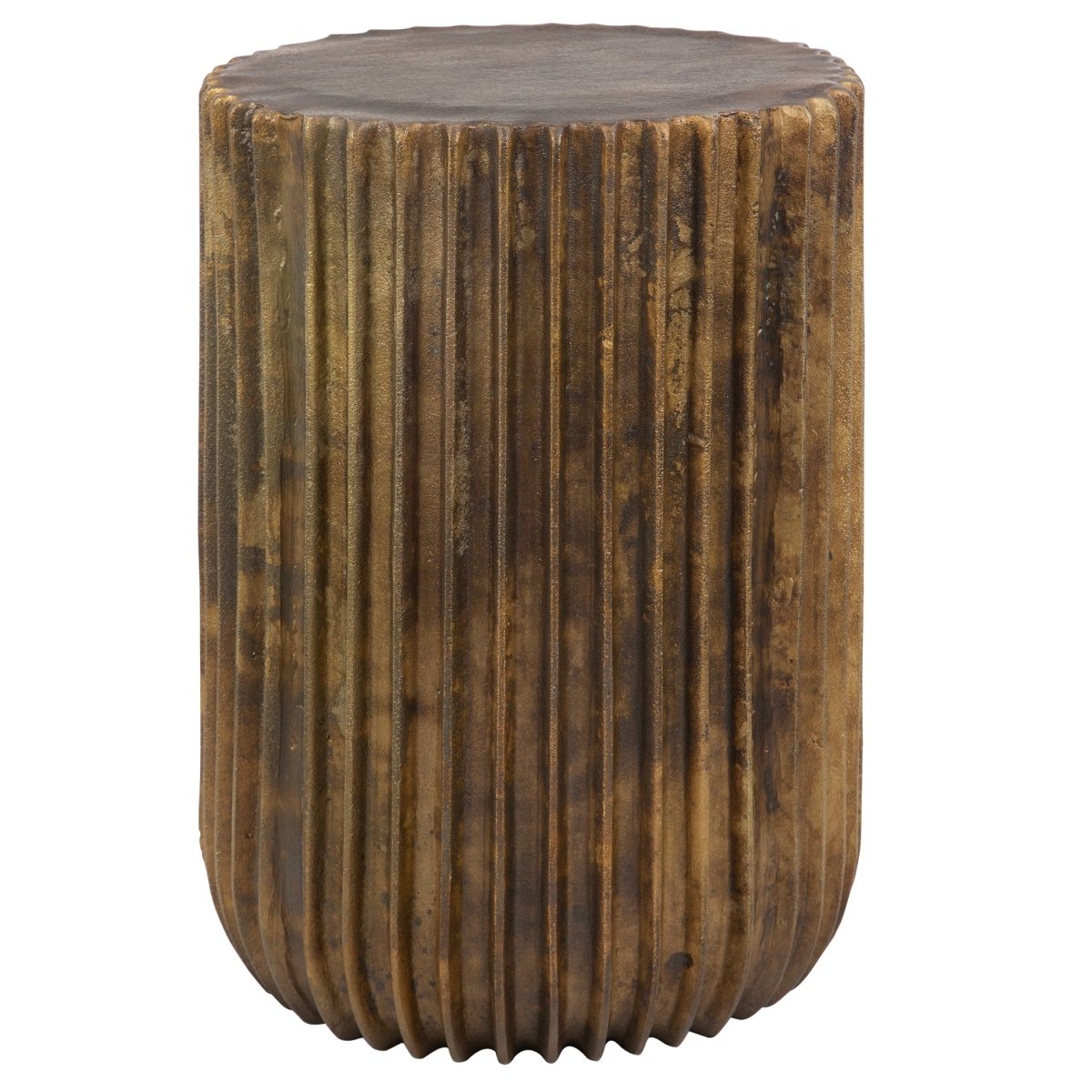 Peaks And Valleys Gold Accent Table - Uttermost - Accent Tables by Modest Hut