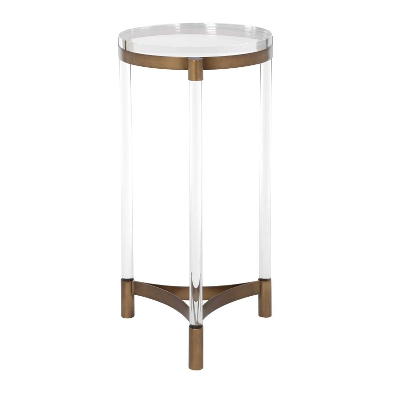 Pereira Round Acrylic Accent Table - Accent Tables