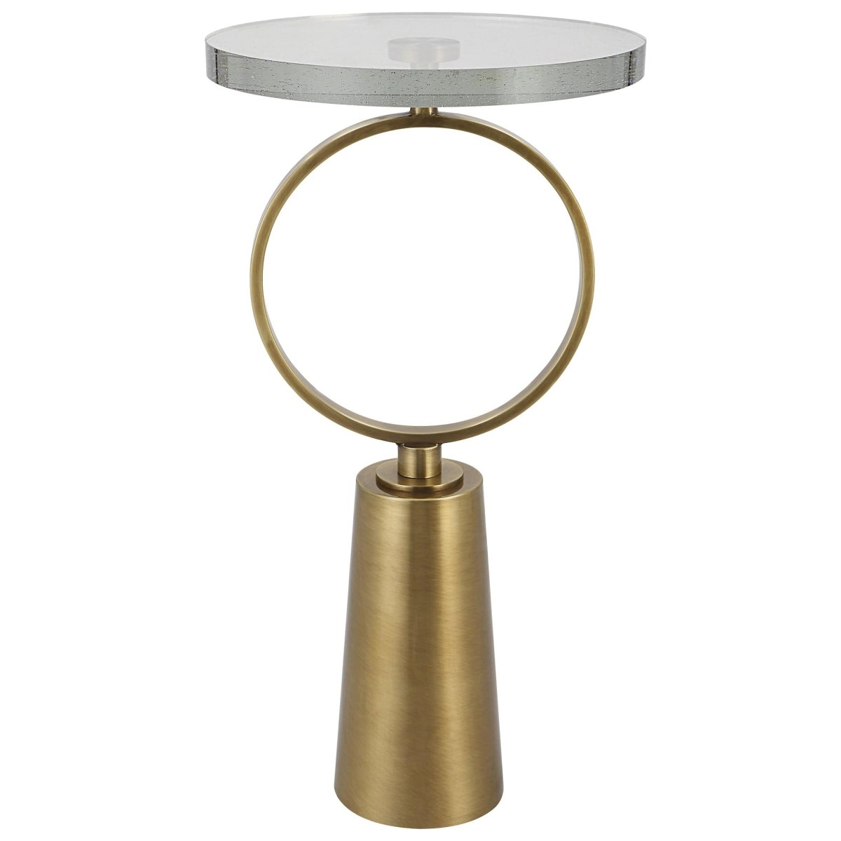 Ringlet Brass Accent Table - Uttermost - Accent Tables by Modest Hut