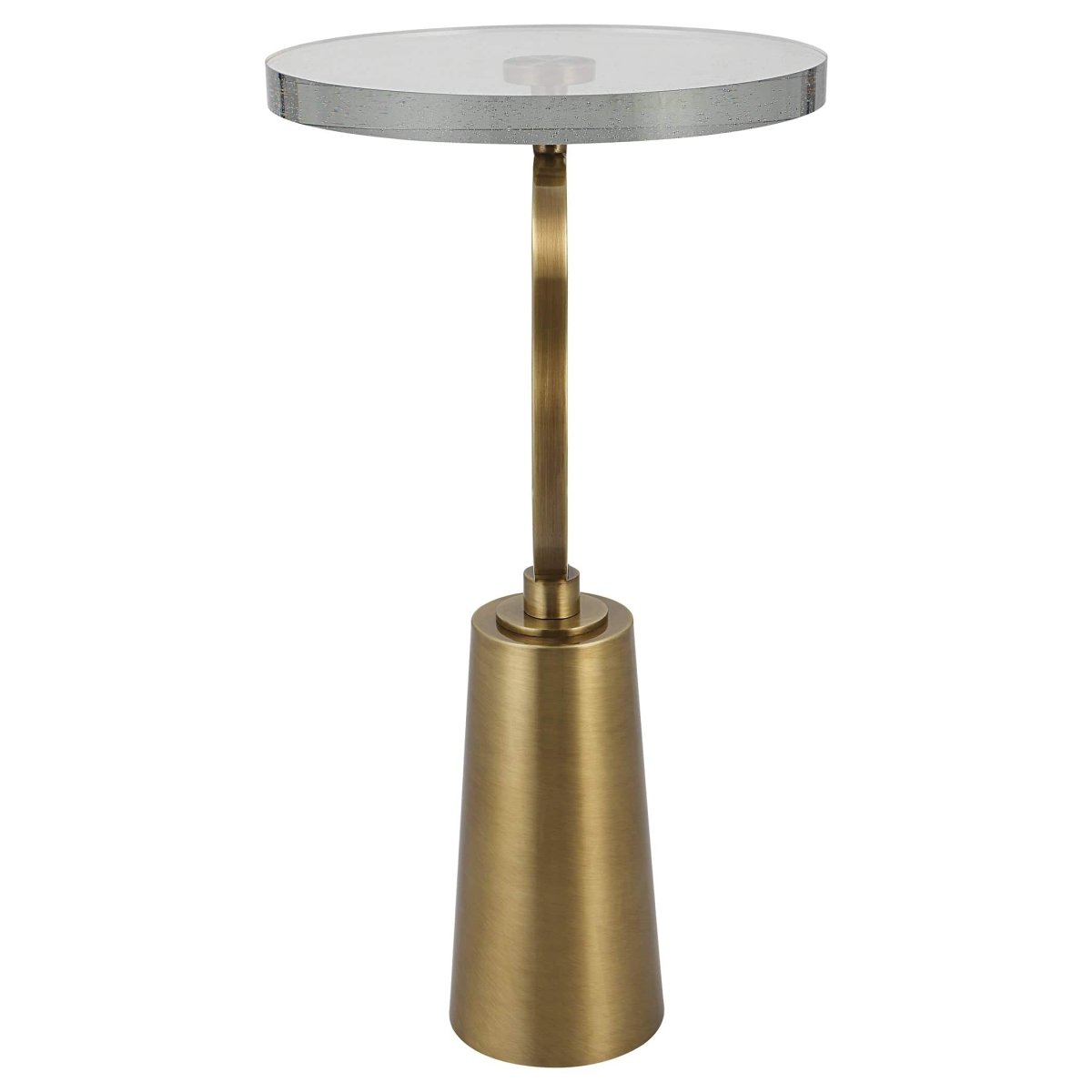 Ringlet Brass Accent Table - Uttermost - Accent Tables by Modest Hut