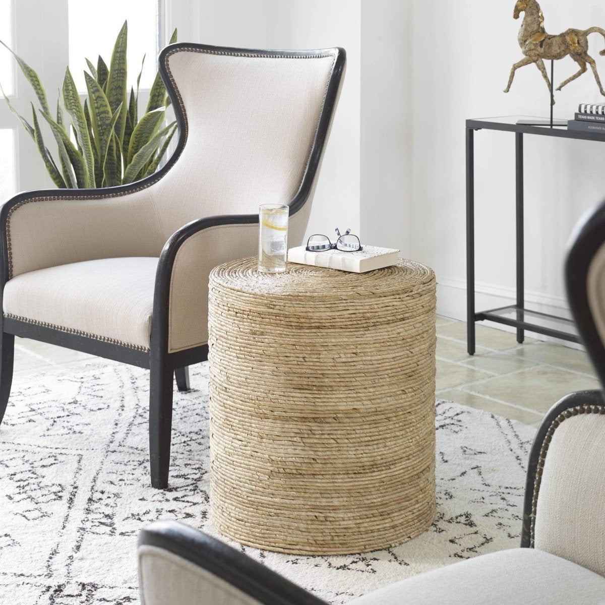 Rora Round Accent Table - Uttermost - Accent Tables by Modest Hut