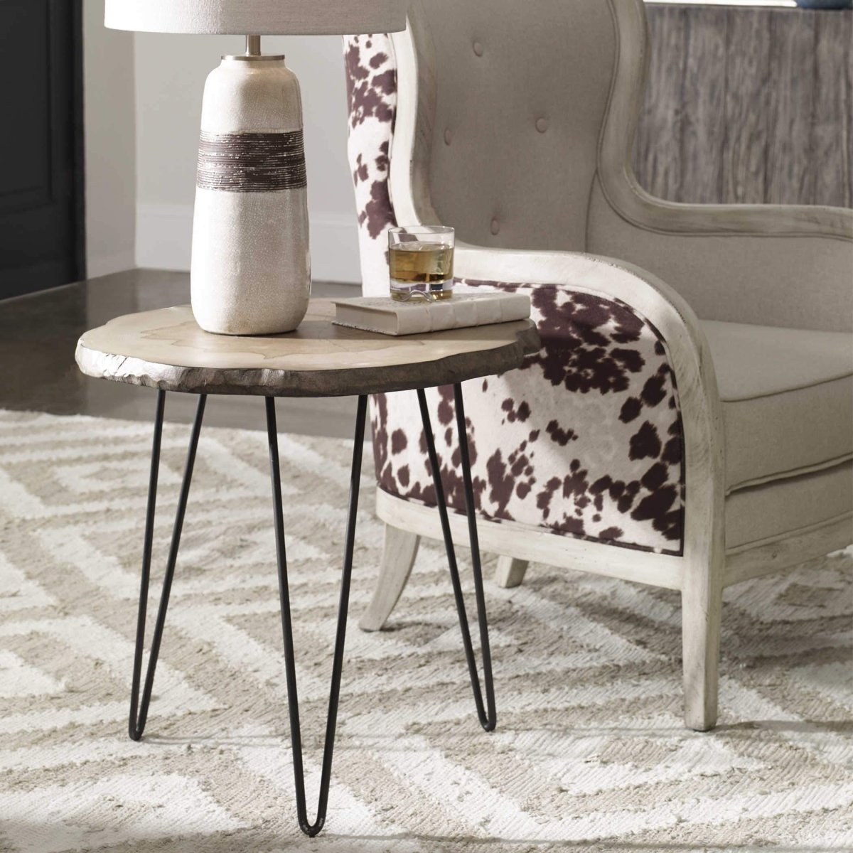 Runay Modern Accent Table - Uttermost - Accent Tables by Modest Hut