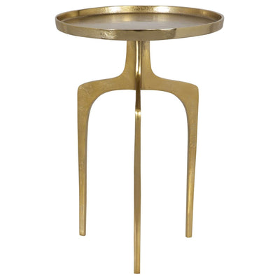 Soft Gold Textured Accent Table - Uttermost - Accent Tables by Modest Hut