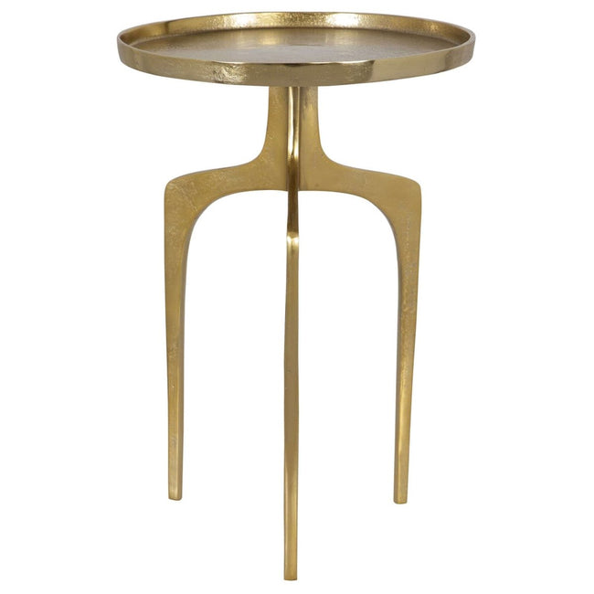 Soft Gold Textured Accent Table - Uttermost - Accent Tables by Modest Hut