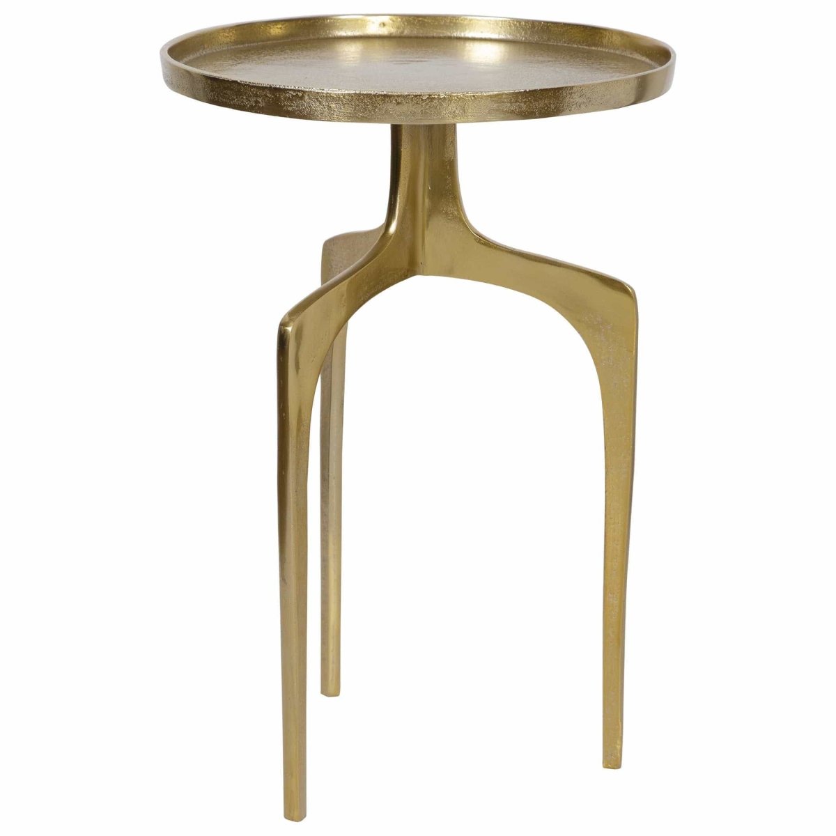 Soft Gold Textured Accent Table - Uttermost - Accent Tables by Modest Hut