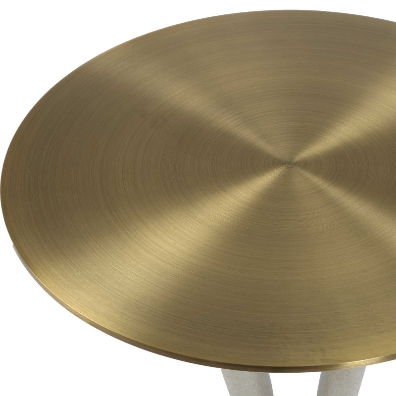 Sonia Modern Brass Accent Table - Accent Tables